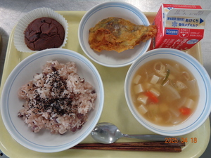 今日の給食　