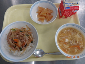 今日の給食