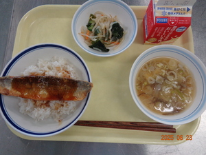 今日の給食