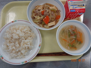 今日の給食