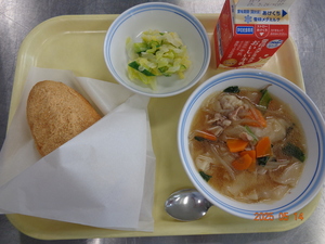 今日の給食