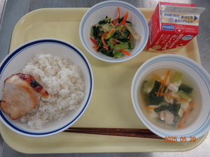 今日の給食