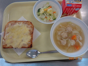 今日の給食