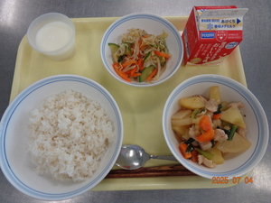 今日の給食
