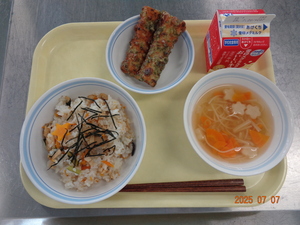 今日の給食