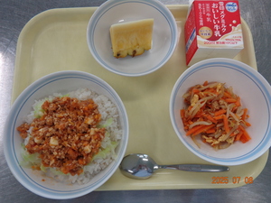 今日の給食