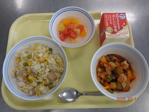 今日の給食