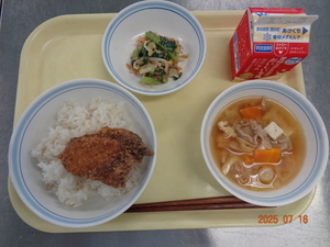今日の給食