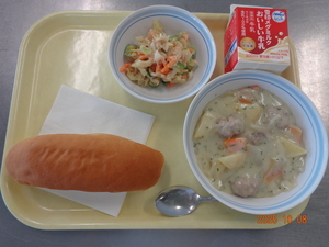 今日の給食