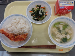 今日の給食
