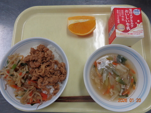 今日の給食