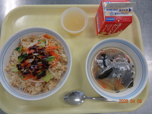 今日の給食