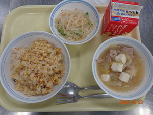 今日の給食