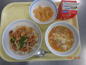 今日の給食