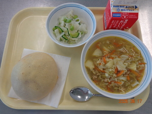 今日の給食