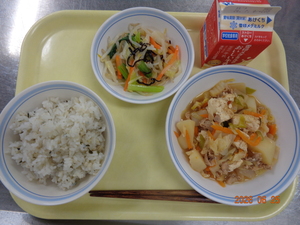 今日の給食