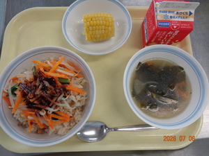 今日の給食