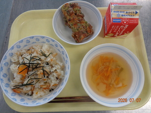 今日の給食