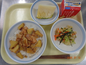 今日の給食