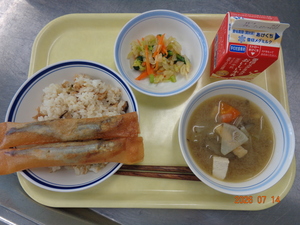 今日の給食