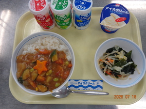 今日の給食