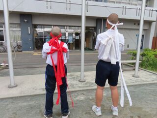 応援団長の2人