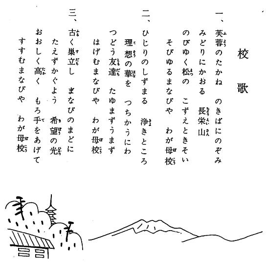 校歌楽譜