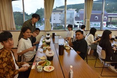 開会式の後の様子