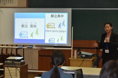  第一回進路指導の様子