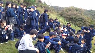 飯盛山ハイキングの様子から