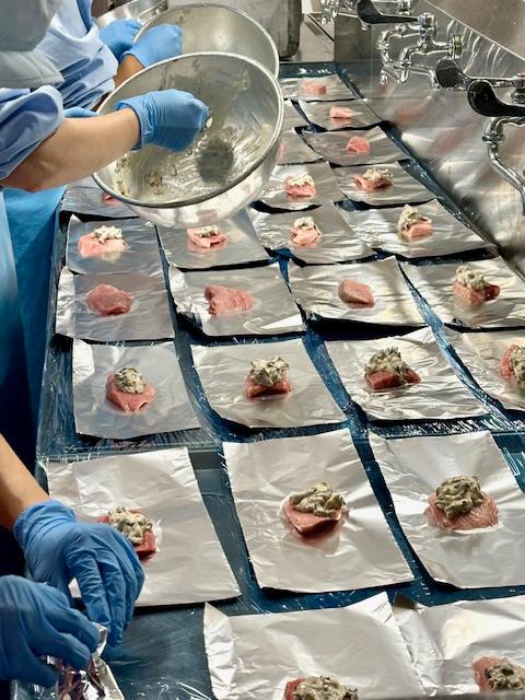 魚のきのこソースホイル焼き
