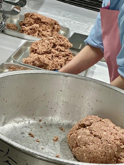 むろあじハンバーグ