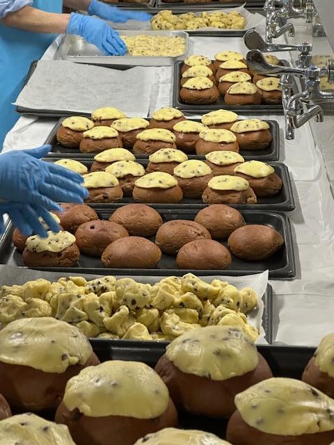 手作りチョコチップメロンパン