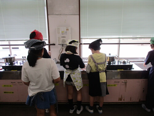 調理実習の様子