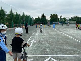 自転車教室の様子