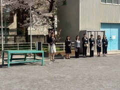 始業式の様子