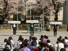 始業式の様子