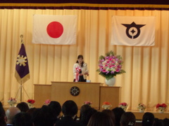 始業式の様子