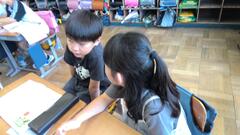 道徳科の学習の様子