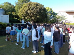 朝会の様子