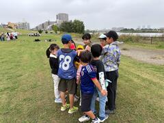 なかよし班でウォークラリー