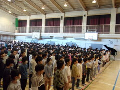 始業式の様子