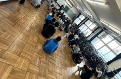 学年集会の様子