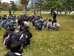 皇居前外苑でお昼ご飯