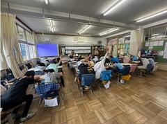 俳句教室の様子