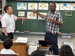 外国語活動の様子