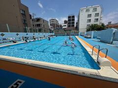 水泳の学習の様子