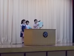 終業式の様子