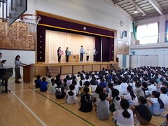 終業式の様子