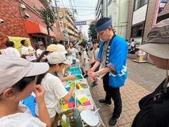 アンケートと販売の様子